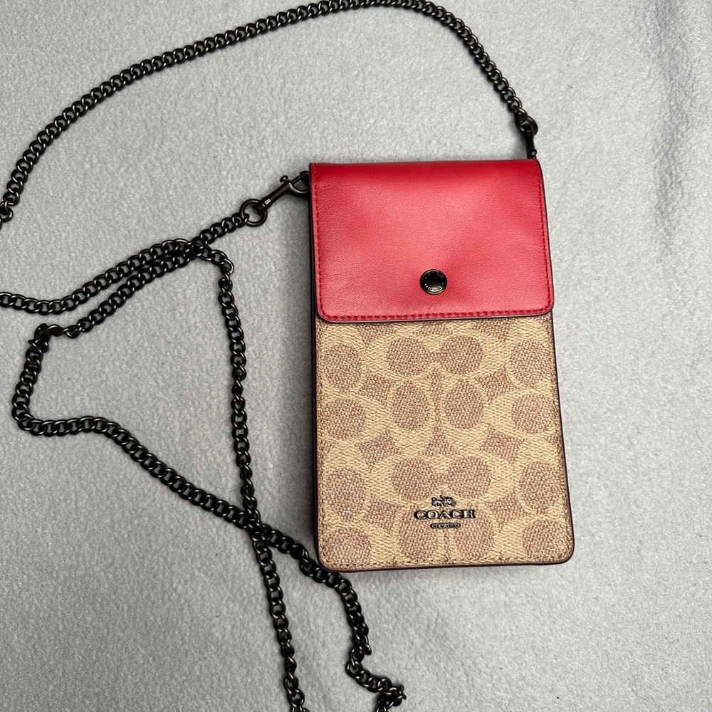 coach phone crossbody purse
